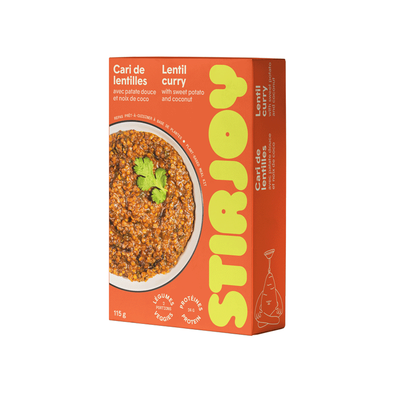 Lentil curry with sweet potato and coconut