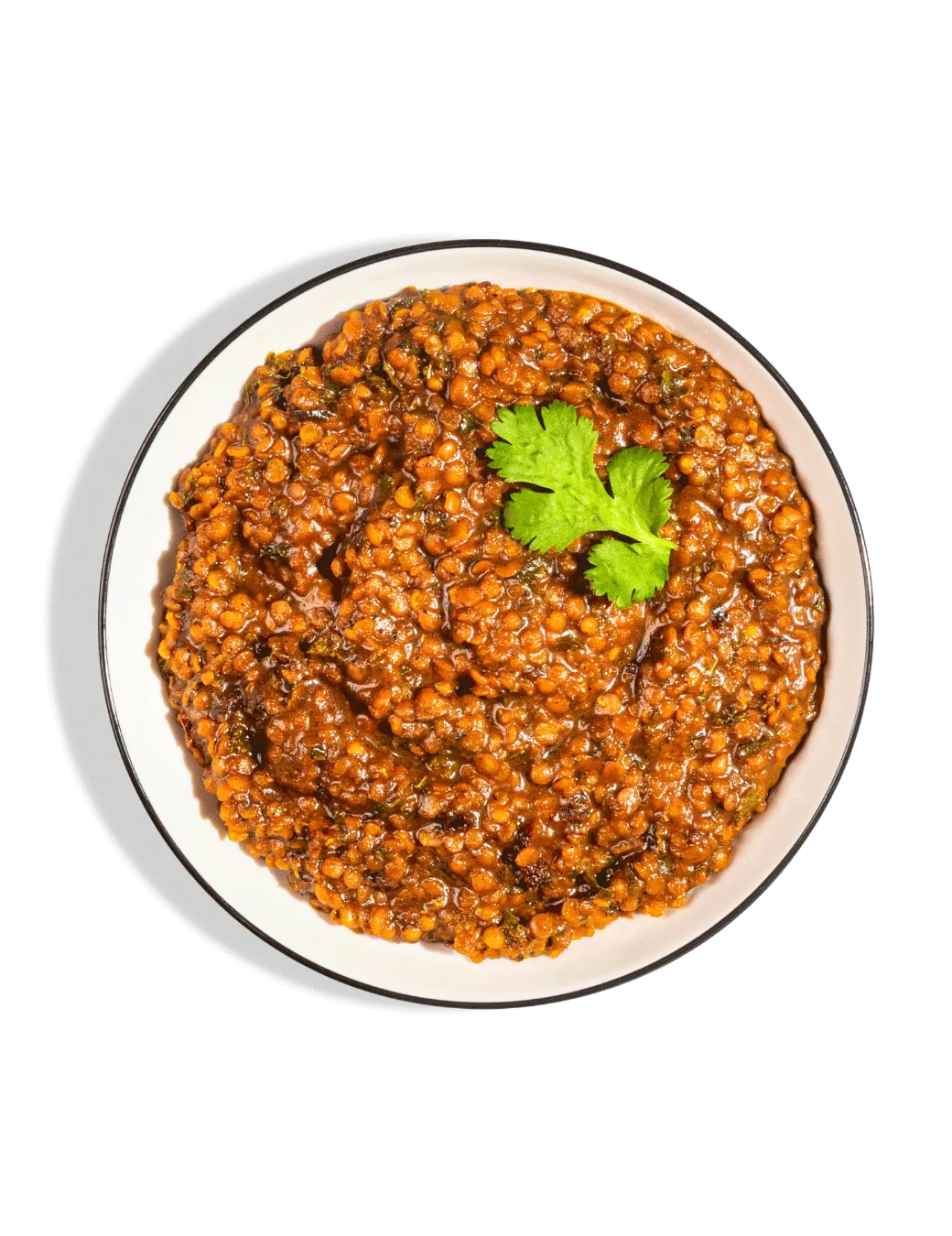 Lentil curry with sweet potato and coconut